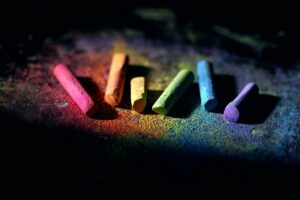 Chalk Colorful Dust School Supply  - m_ming / Pixabay